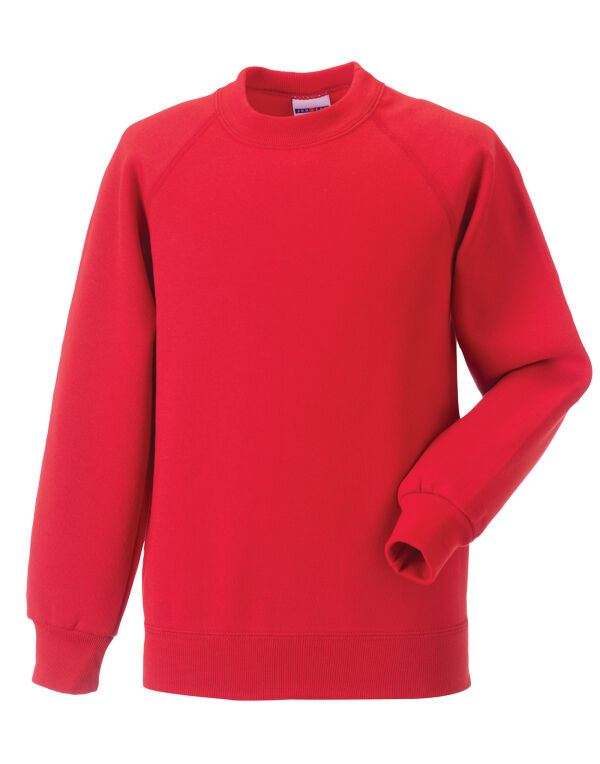 Red Crew Neck Sweatshirt